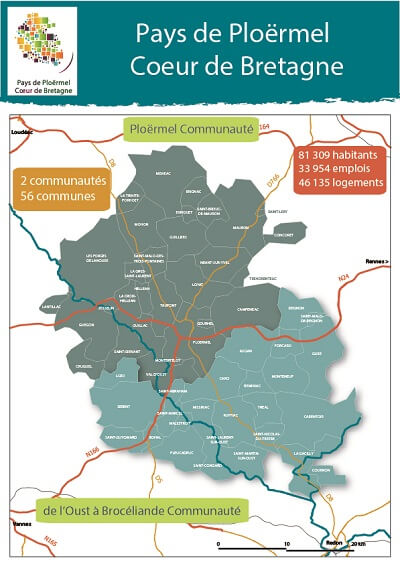 Carte Pays ploermel