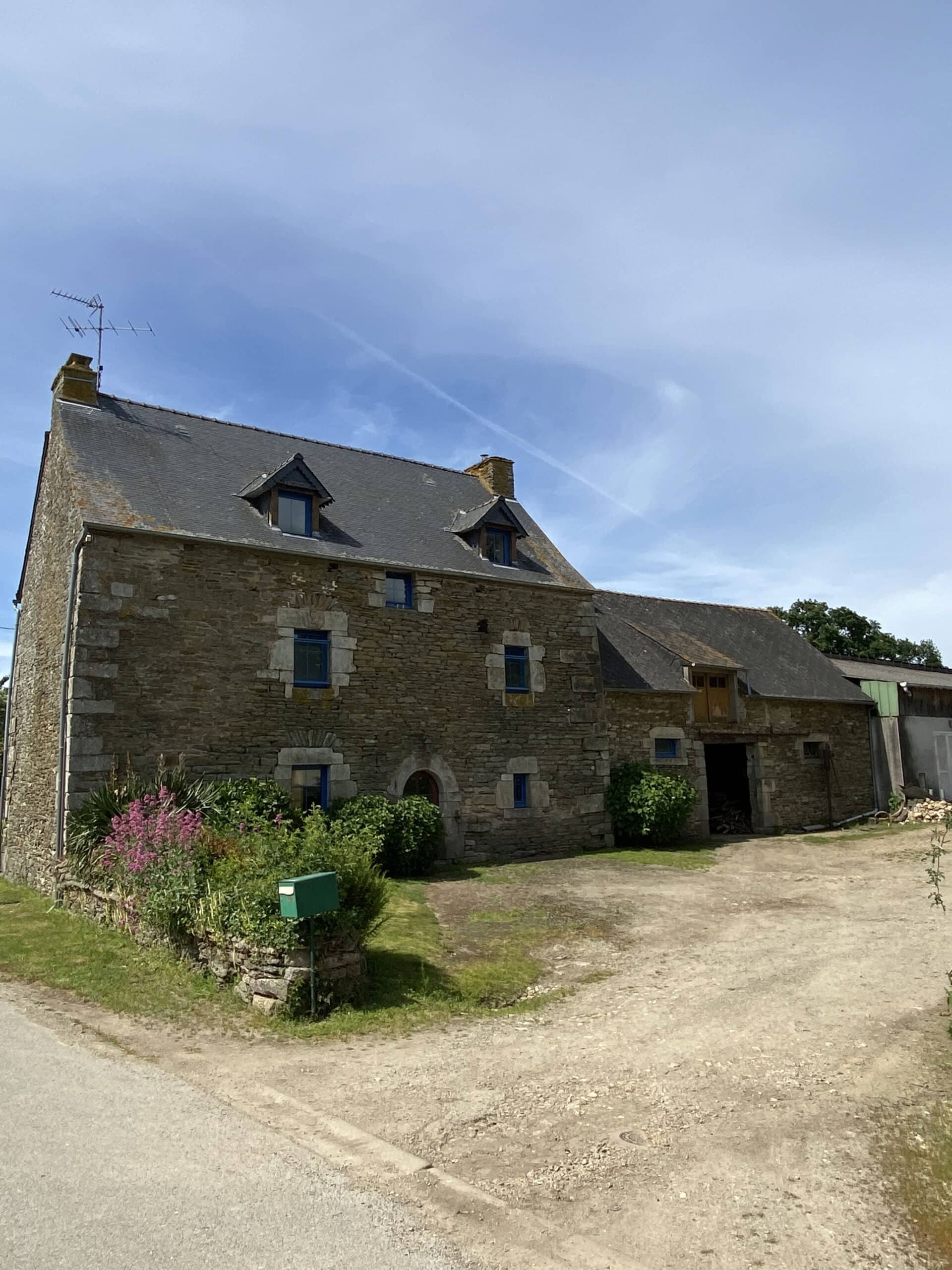 Ancien Presbytère, Lantillac, façade sud